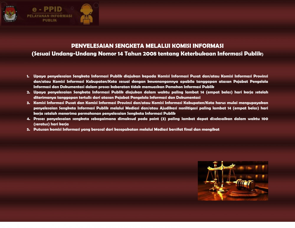Tatacara perngajuan penyelesaian sengketa