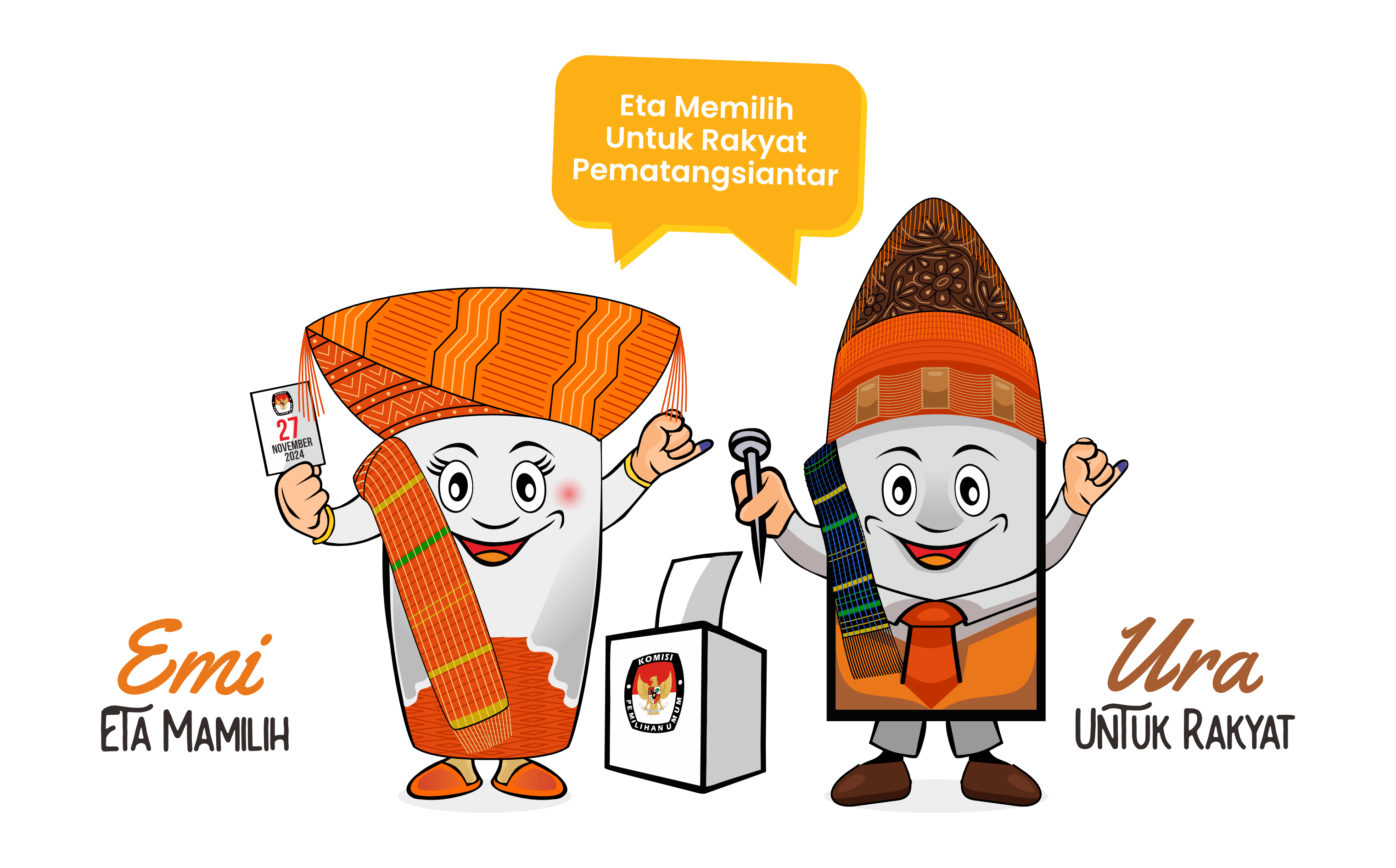MASKOT PILKADA TAHUN 2024